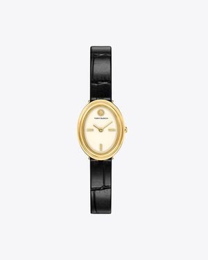 Tory Burch Oval Watch - Metallic