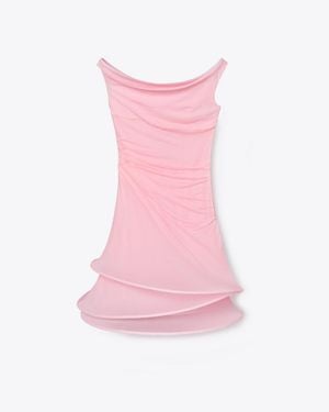 Tory Burch Jersey Hoop Dress - Pink