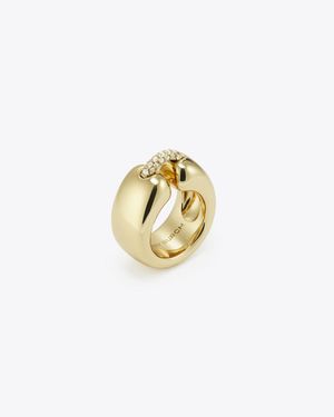 Tory Burch Pierced Ring - Metallic
