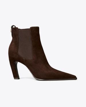 Tory Burch Romy Chelsea Heel Boot - Brown