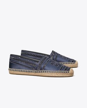 Tory Burch Open Weave Espadrille - Blue
