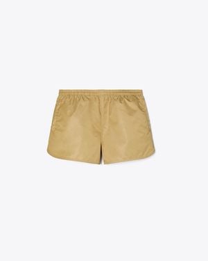 Tory Burch Nylon Shorts - Natural
