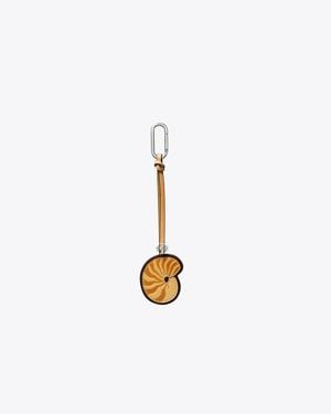 Tory Burch Snail Shell Bag Charm - White