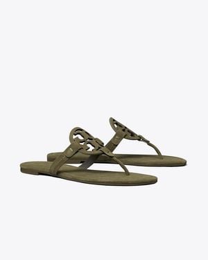 Tory Burch Miller Suede Sandal - Green