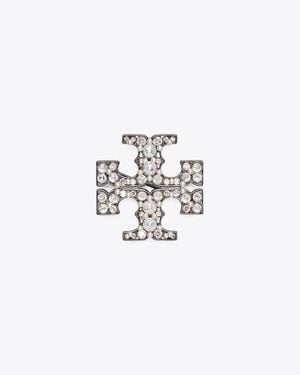 Tory Burch Moondance Pearl Brooch - White