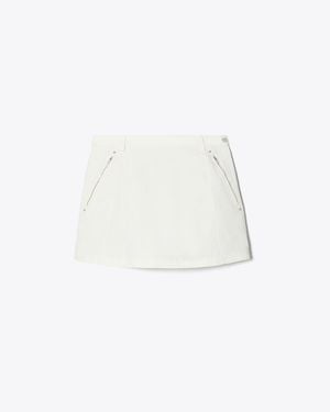 Tory Sport Tory Burch Nylon Twill Skirt - White