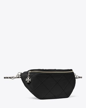 Tory Burch Fleming Nylon Belt Bag - Black