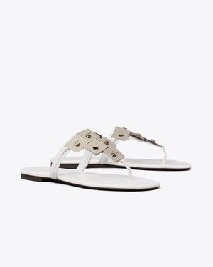 Tory Burch Gladiator Capri Sandal - White