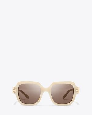 Tory Burch Eleanor Square Sunglasses - Pink