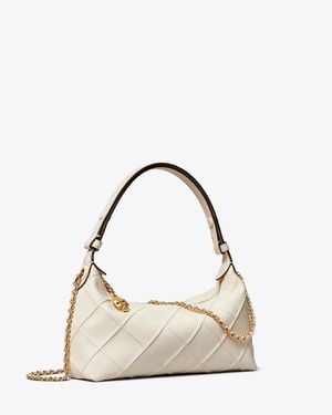 Tory Burch Fleming Pochette, One Size - Natural