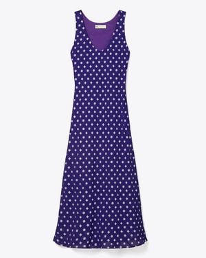 Tory Burch Jacquard Dress - Purple