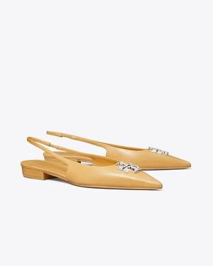 Tory Burch Eleanor Slingback Flat - Metallic