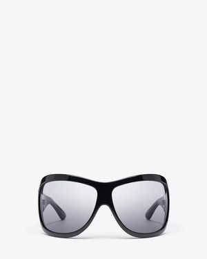 Tory Burch Runway Wrap Sunglasses - Black