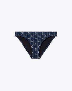 Tory Burch Hipster Bikini Bottom - Blue