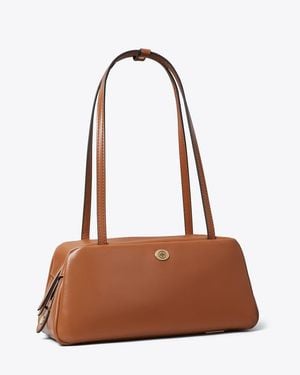 Tory Burch Robinson Satchel - Brown