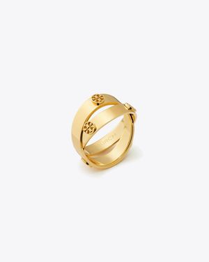 Tory Burch Icon Double Ring - Metallic