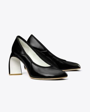 Tory Burch Peep-Toe Pump - Black