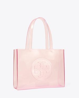 Tory Burch Small Ella Clear Tote, One Size - Pink
