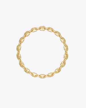 Tory Burch Gemini Link Necklace - Metallic