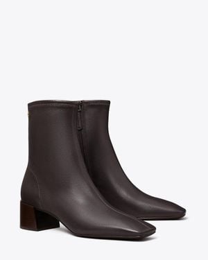 Tory Burch Stretch Ankle Boot - Brown