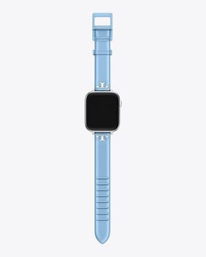 Tory Burch Single T Jelly Band For Apple Watch - Blue