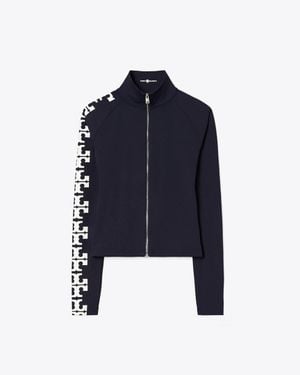 ウエア Tory Burch - TORY SPORT Tory Sport Tory Burch Tech Knit Jacquard Jacket In Vintage