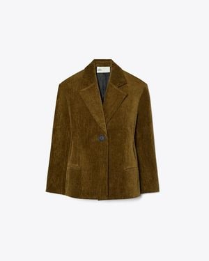 Tory Burch Corduroy Blazer - Green