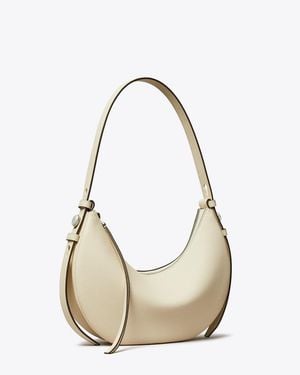 Tory Burch Romy Half Moon Bag - Natural