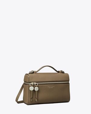 Tory Burch Romy Slim Top Handle Bag - Brown