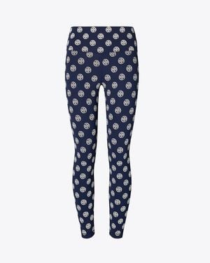 Tory Burch T Monogram Compression Legging - Blue