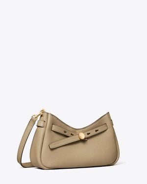 Tory Burch Romy Zip Top Crossbody - Natural
