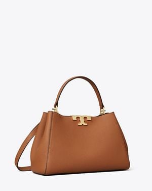 Tory Burch Medium Eleanor Soft Satchel - Brown