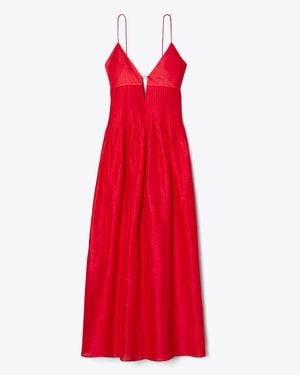 Tory Burch Linen Dress - Red