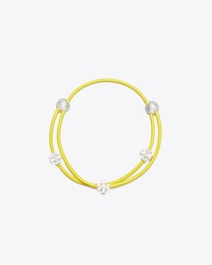 Tory Burch Icon Multi-Wrap Slider Bracelet - Metallic