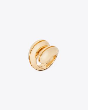 Tory Burch Pierced Ring - Metallic
