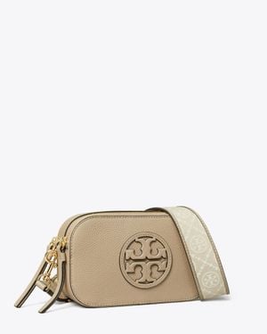 Tory Burch Mini Miller Crossbody Bag, One Size - Natural