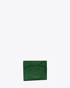 Tory Burch Romy Flat Card Case - Green