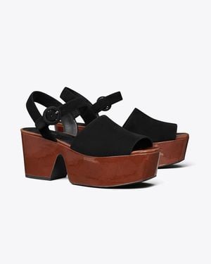 Tory Burch Platform Sandal - Black