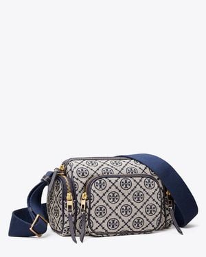 Tory Burch T Monogram Pocket Crossbody - Blue