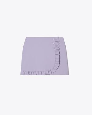 Tory Burch Tory Burch Ruffle Stretch Golf Skirt - Purple