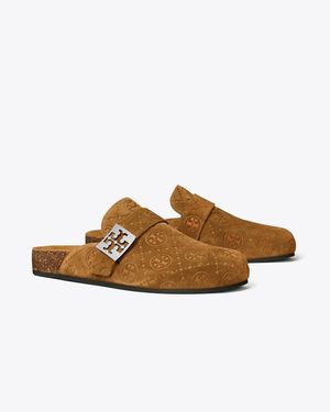 Tory Burch T Monogram Mellow Mule - Brown