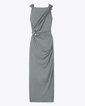 Tory Burch Viscose Knot Dress - Grey