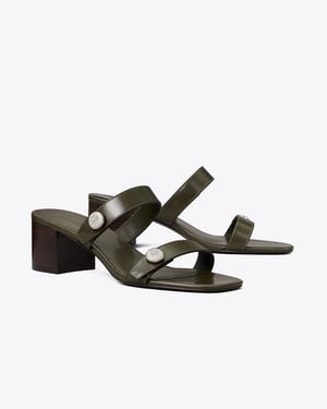 Tory Burch Romy Block-Heel Sandal - Multicolour