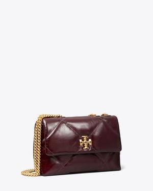 Tory Burch Small Kira Diamond Quilt Distressed Shoulder Bag, One Size - Purple