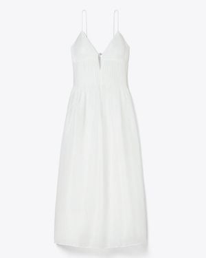 Tory Burch Linen Dress - White