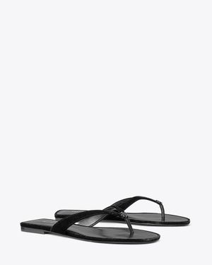 Tory Burch Classic Pavé Flip-Flop - Black