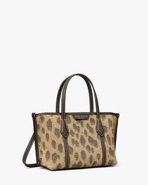 Tory Burch Mini Perry Canvas Tote - Brown