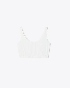 Tory Burch Cotton Poplin Top - White