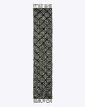 Tory Burch T Monogram Oblong Scarf, One Size - Grey