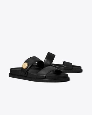 Tory Burch Romy Burch Slide - Black